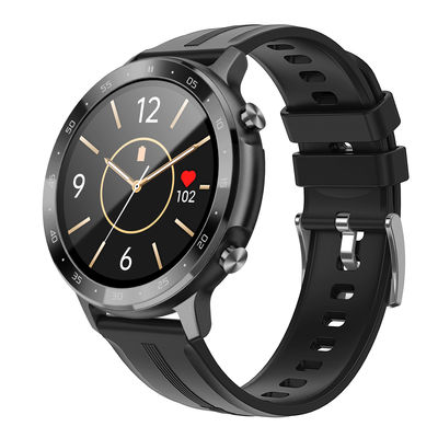 GR5515 RTK Tahan Air Panggilan Bluetooth Smartwatch Layar Bulat Kaca 2.5D
